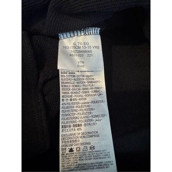 Jordan Boys XLarge Gray/Black Heavy Jumpman Bicolor Bermuda Shorts - Picture 6 of 6